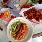 Fish Taco & Sweet Potato Fries