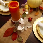 Thanksgiving table: full spread